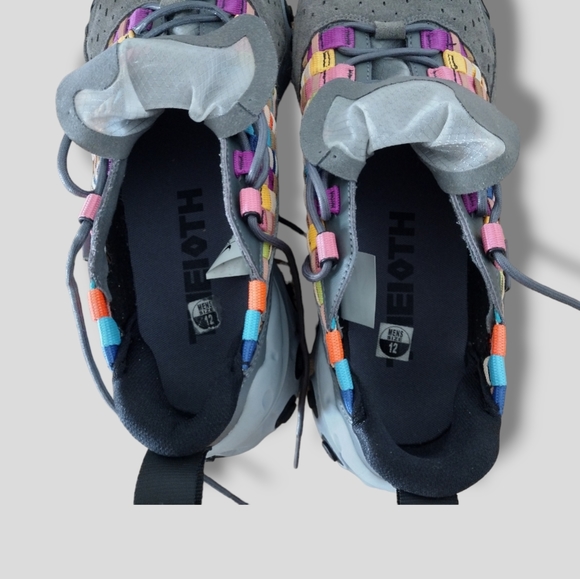 NIKE React Sertu Woven Pattern  Sneakers Size 12 Iron Gray/Black MULTICOLOR - Picture 11 of 15